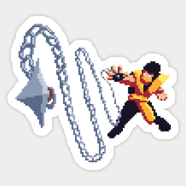 Scorpion pixelart Sticker by ermagix